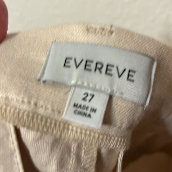 Evereve Wide Leg Linen Blend Pants Size 27 - Picture 2 of 5